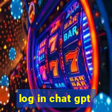 log in chat gpt